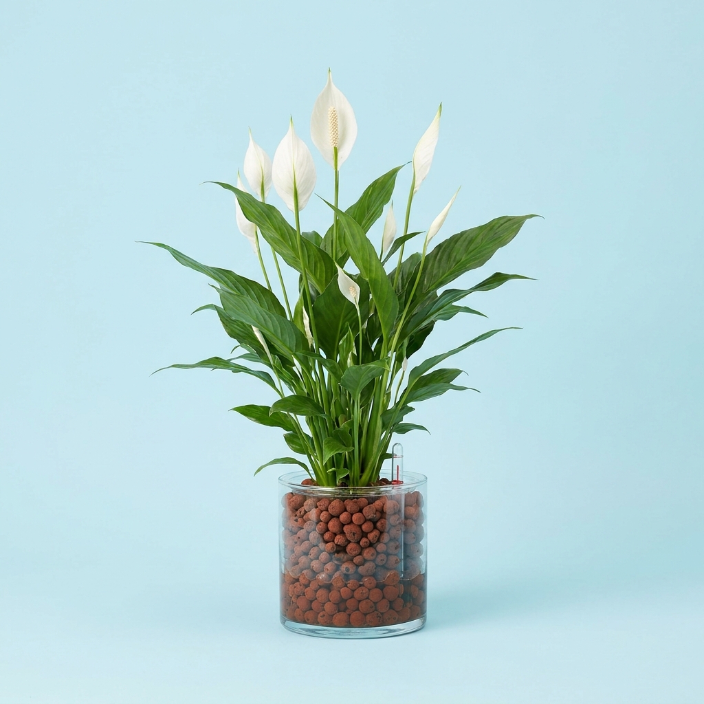 Spathiphyllum hydrocultuur